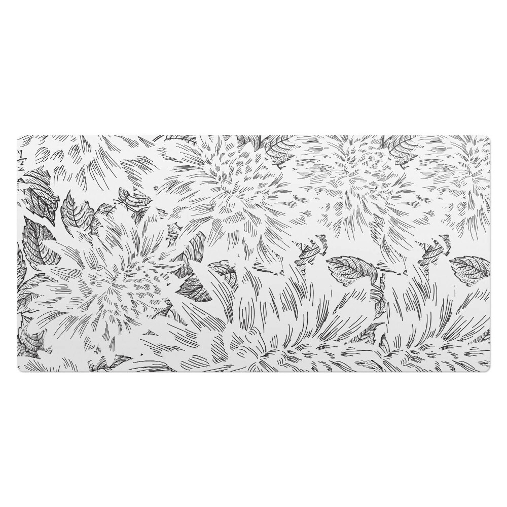 Pracovní podložka na stůl Skica květinových listů