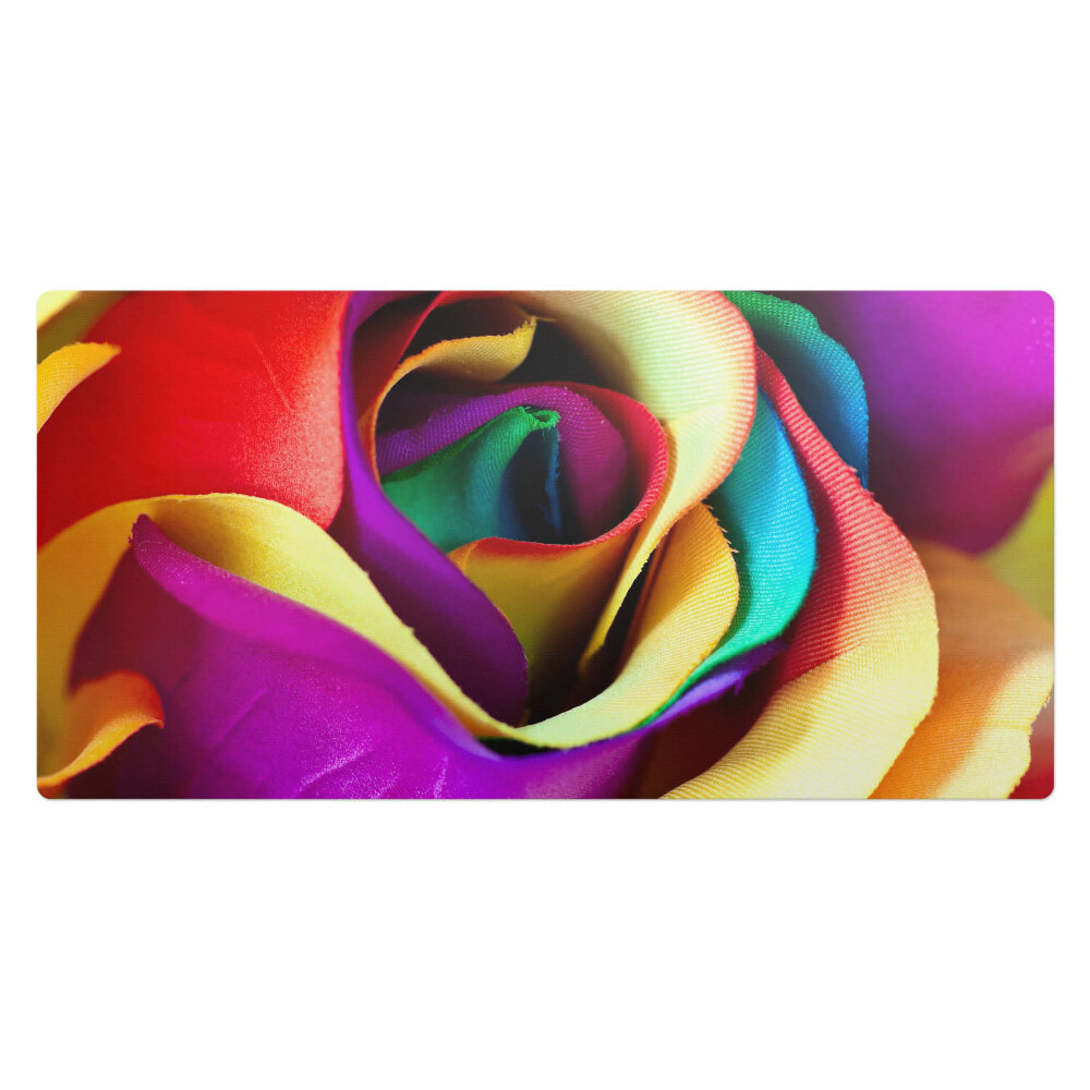 Podložka na stůl Duhově zbarvený květ