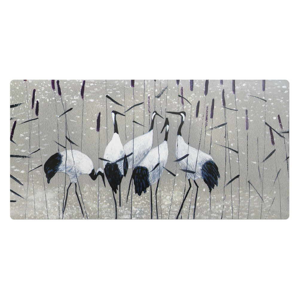 Podložka na stůl Jeřábi v rákosí