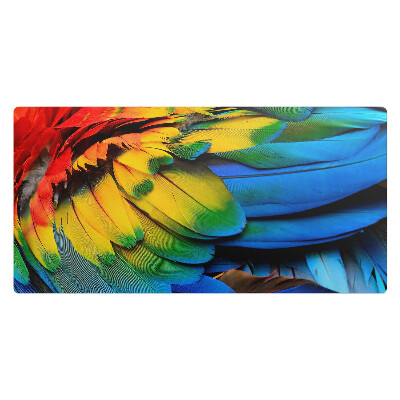 Podložka na stůl dětská Barevné papouščí peří