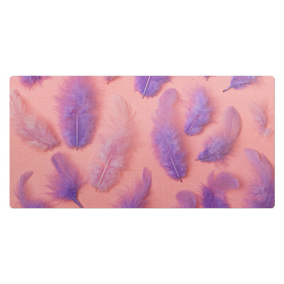 Podložka na stůl dětská Peří na pastelovém pozadí