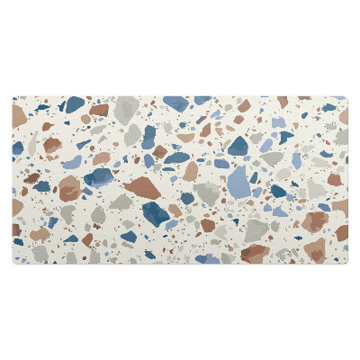 Pracovní podložka na stůl Terrazzo v pastelových barvách