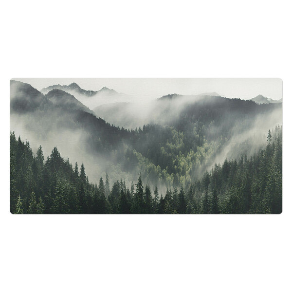 Pracovní podložka na stůl Mlha nad lesem
