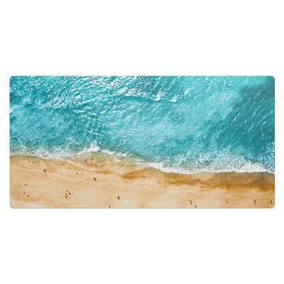 Podložka na stůl Pláž a vlny z ptačí perspektivy