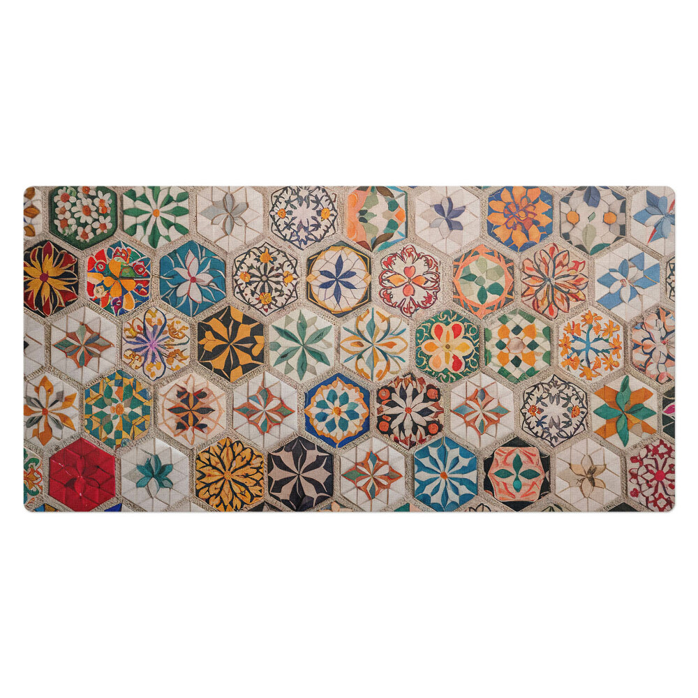 Pracovní podložka na stůl Květinová mozaika