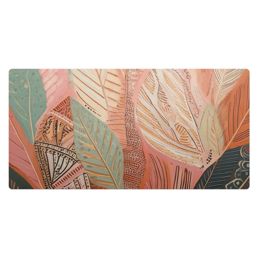 Pracovní podložka na stůl Listy v abstrakci