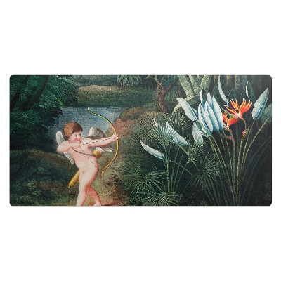 Podložka na stůl dětská Amor mezi květinami