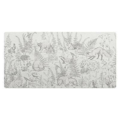 Podložka na stůl Lesní zvířata a kapradiny