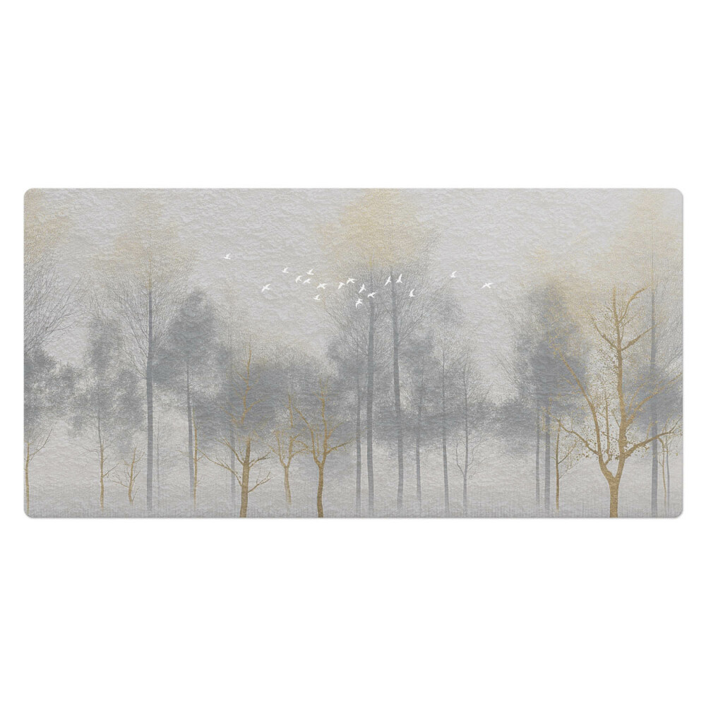 Podložka na stůl Mlžný les s ptáky