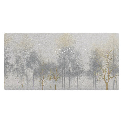 Podložka na stůl Mlžný les s ptáky