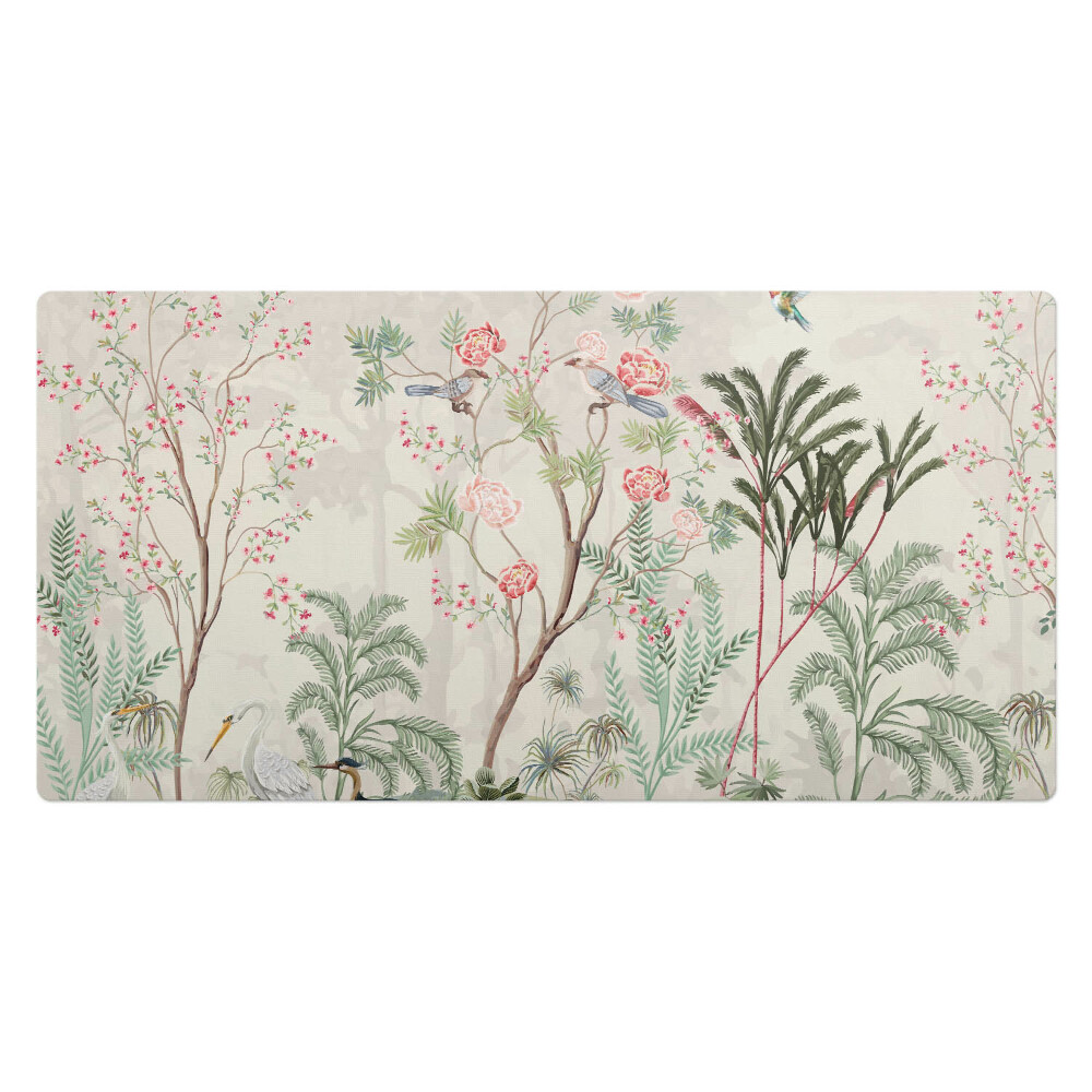 Podložka na stůl Exotické ptáky a květiny