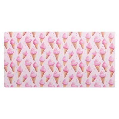 Pracovní podložka na stůl Růžové zmrzlinové kornouty