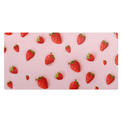 Podložka na stůl dětská Jahody na pastelovém pozadí