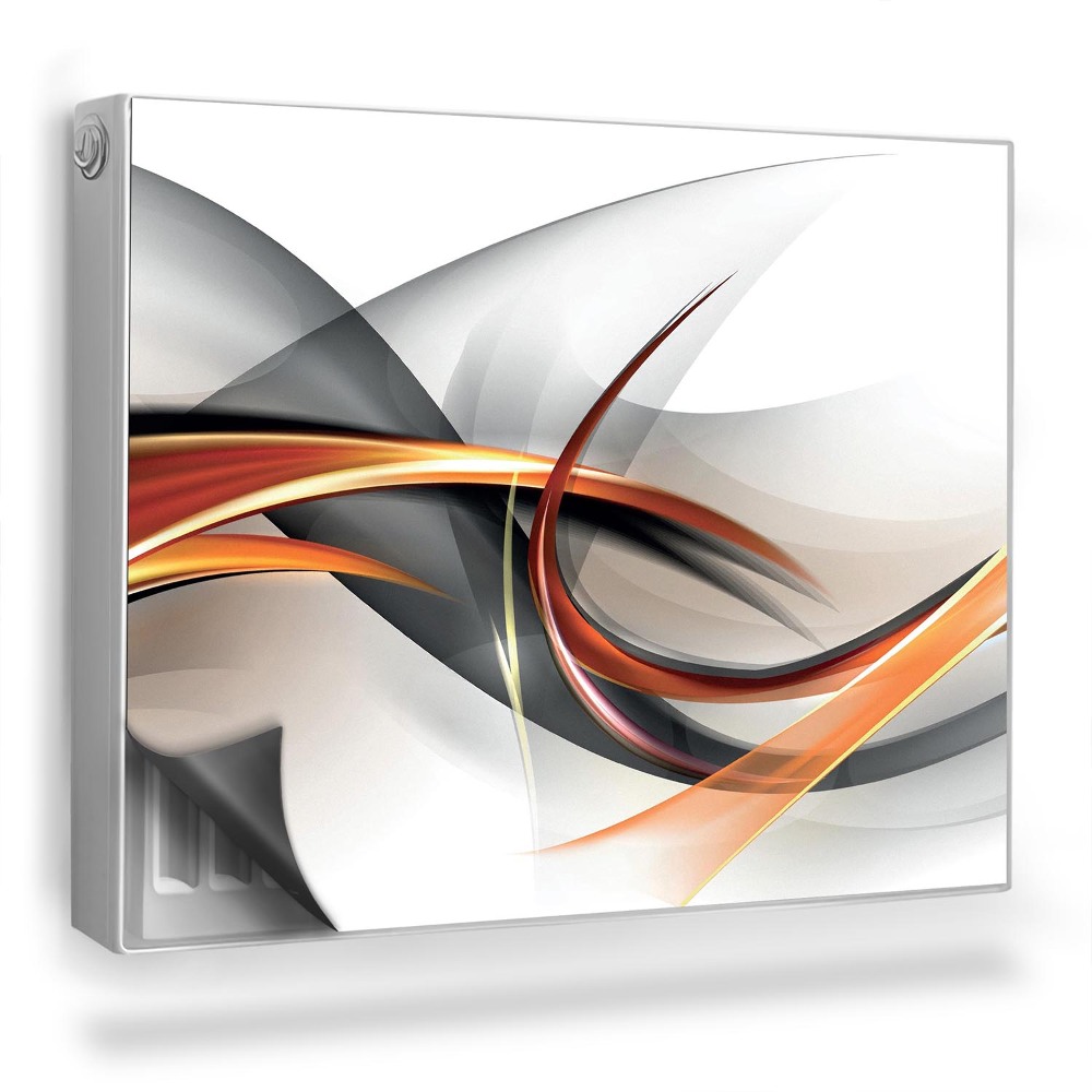 Magnetický kryt na radiátor Dynamická abstrakce, pocit pohybu