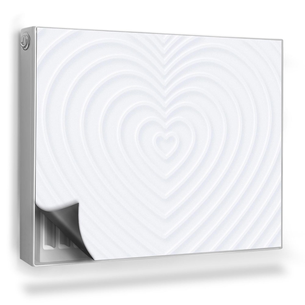 Dekorativní magnet na radiátor Jemný tvar násobeného srdce