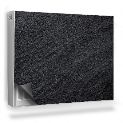 Magnetický kryt na radiátor Tmavý písek textura syrová příroda