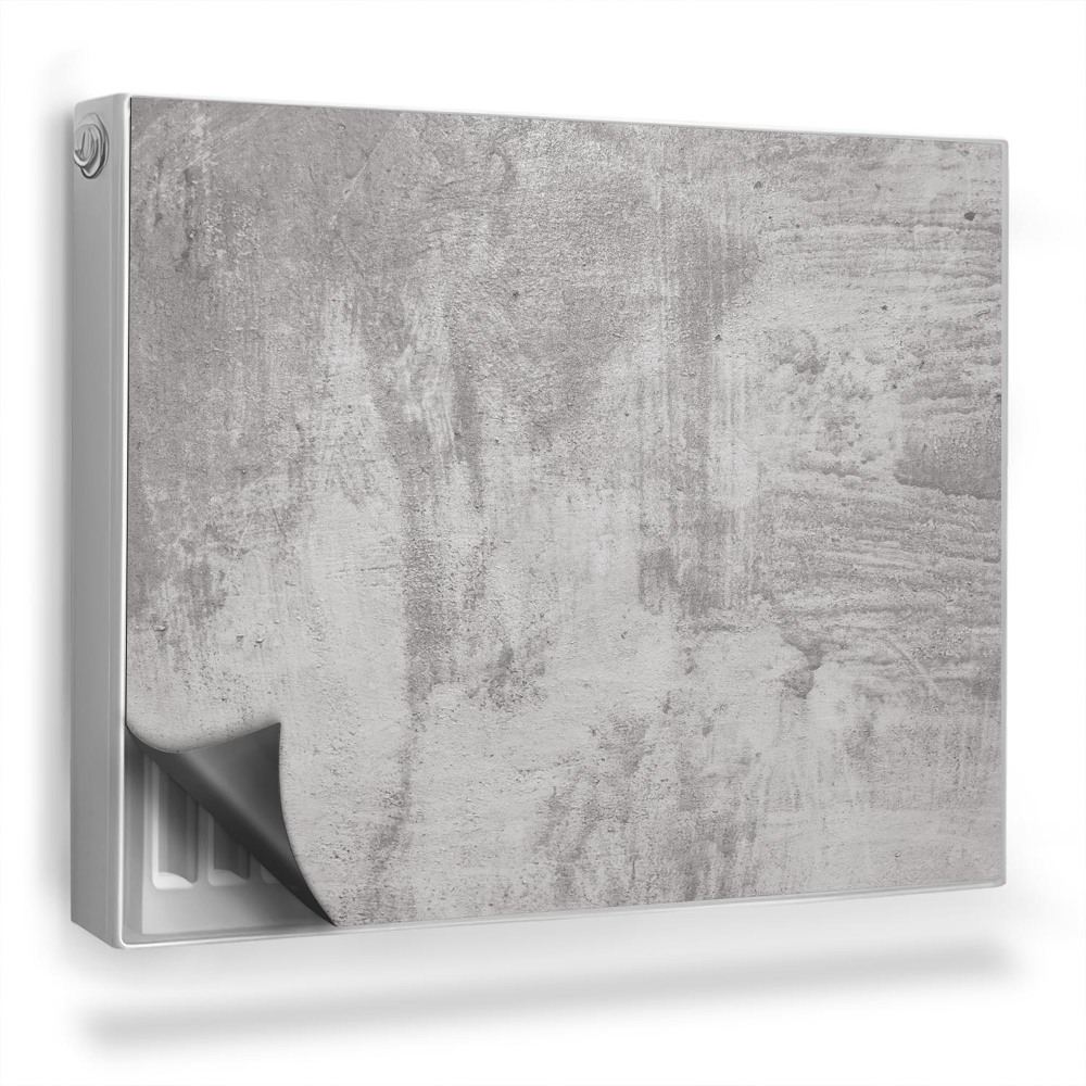 Magnetický kryt na radiátor Betonová textura v industriálním stylu