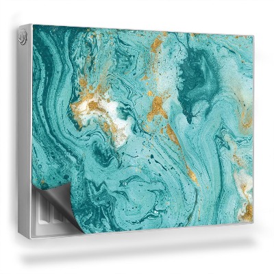 Dekorativní magnet na radiátor Míchání barev, abstrakce barev