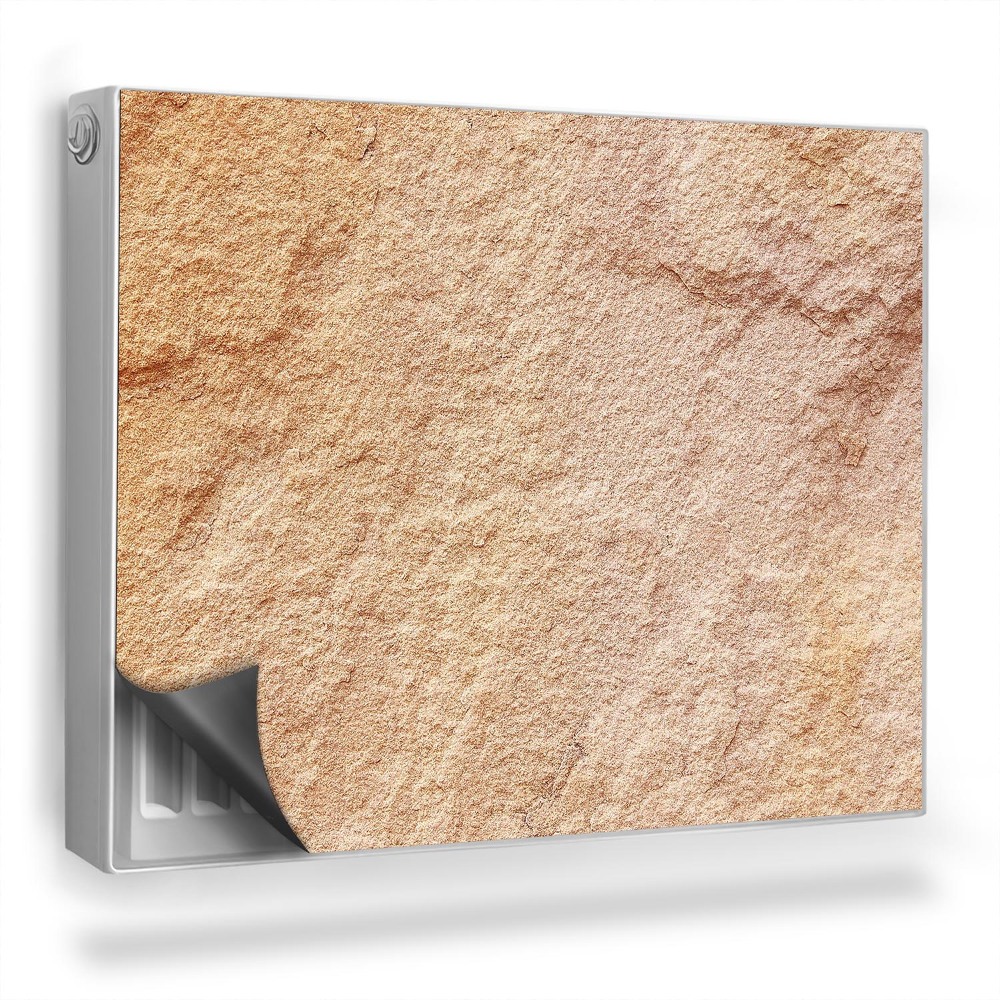 Magnetický kryt na radiátor Pískovec, teplé, světlé barvy