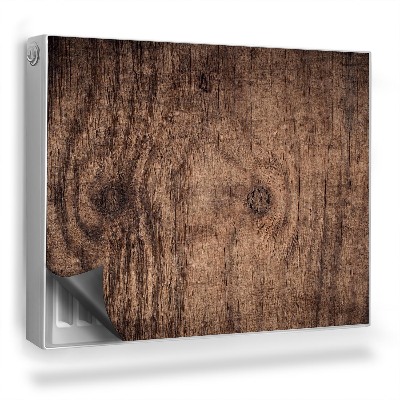 Dekorativní magnet na radiátor Textura starého dřeva s suky