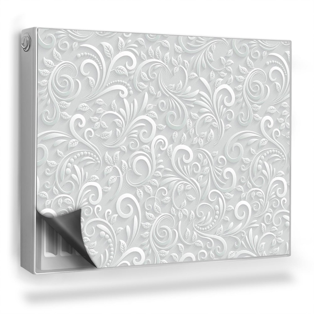 Dekorativní magnet na radiátor Abstraktní tvary rostlinné motivy