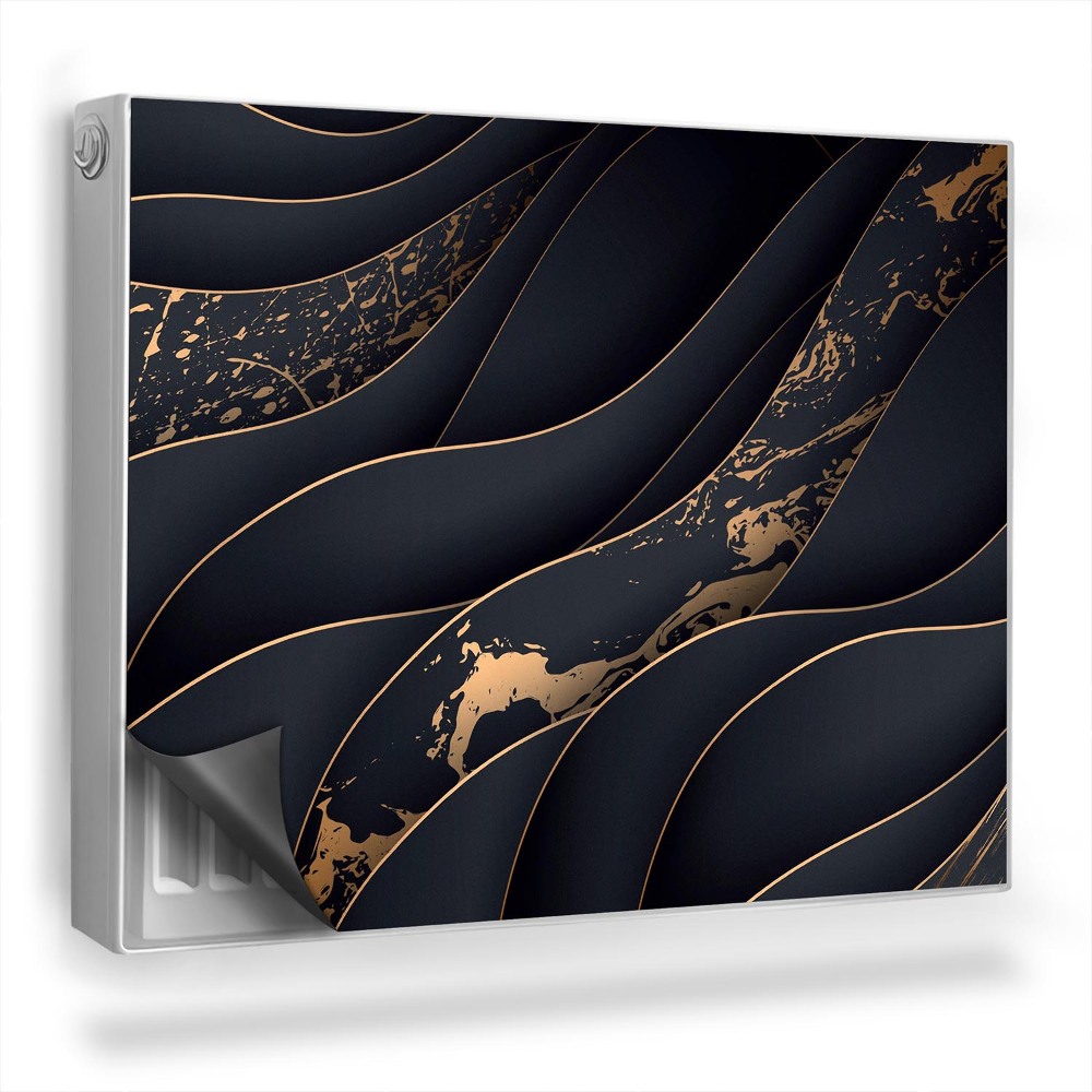 Dekorativní magnet na radiátor Lineární abstraktní tvary moderní