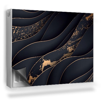 Dekorativní magnet na radiátor Lineární abstraktní tvary moderní