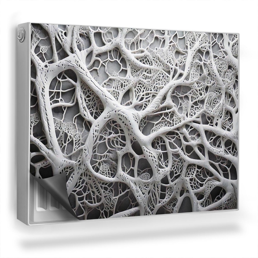 Dekorativní magnet na radiátor Biologické složení, větve, kořeny