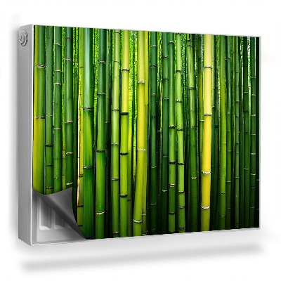 Magnet na radiátor Bambusové stonky vertikální šťavnatě zelené