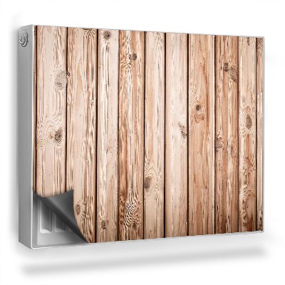 Magnetický kryt na radiátor Úzké svislé dřevěné desky, přírodní