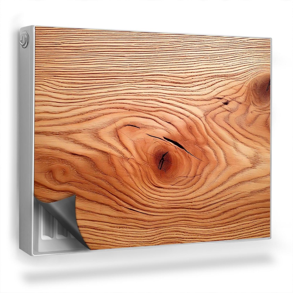 Dekorativní magnet na radiátor Dřevěná konstrukce přírodní surová