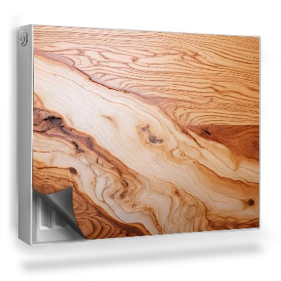 Dekorativní magnet na radiátor Přírodní textura dřeva pryskyřice detail