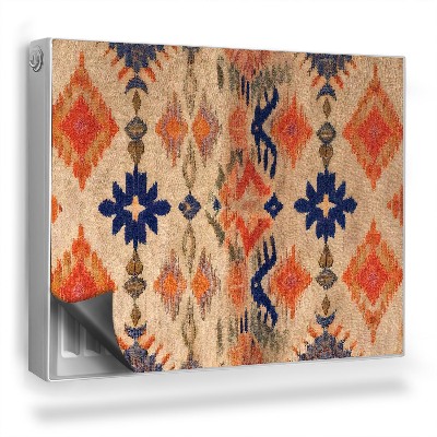 Magnetický kryt na radiátor Etnický motiv ručně vyráběné v kmenovém stylu