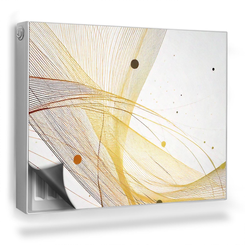 Dekorativní magnet na radiátor Abstraktní pozadí moderní linie kompozice