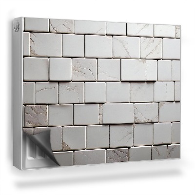 Magnetický kryt na radiátor Cihlová zeď kamenná zeď textura