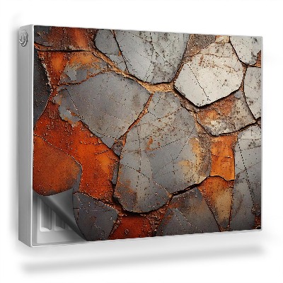 Magnet na radiátor Abstraktní textura kamene v industriálním stylu