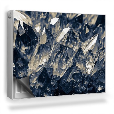 Magnetický kryt na radiátor Detail krystalů křemene, příroda