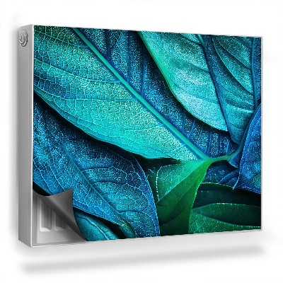 Dekorativní magnet na radiátor Přibližte si modré listy rostliny