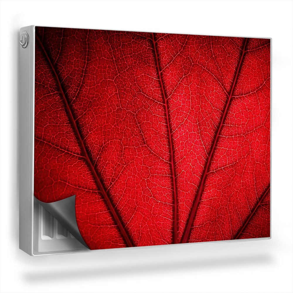 Magnetický kryt na radiátor Listové žilky přírodní rostlinné textury