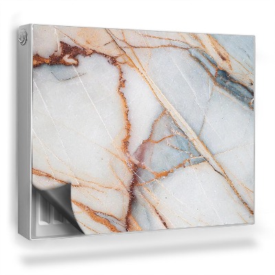 Dekorativní magnet na radiátor Detail mramorové textury