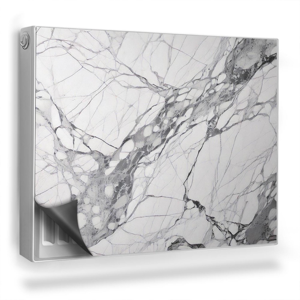 Dekorativní magnet na radiátor Stylová mramorová textura přírodního kamene