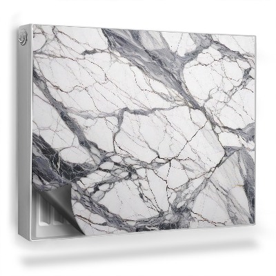 Magnetický kryt na radiátor Přírodní textura kamene elegantní mramor