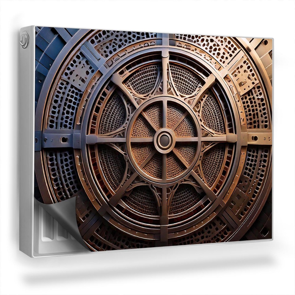 Magnetický kryt na radiátor Kovový dekorativní mechanismus ve tvaru hvězdy