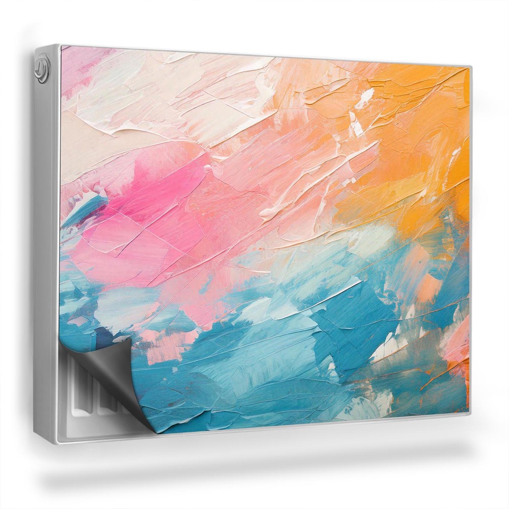 Dekorativní magnet na radiátor Abstraktní skvrny, pastely