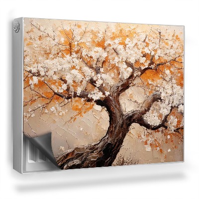 Magnet na radiátor Malovaný květinový strom krásná příroda