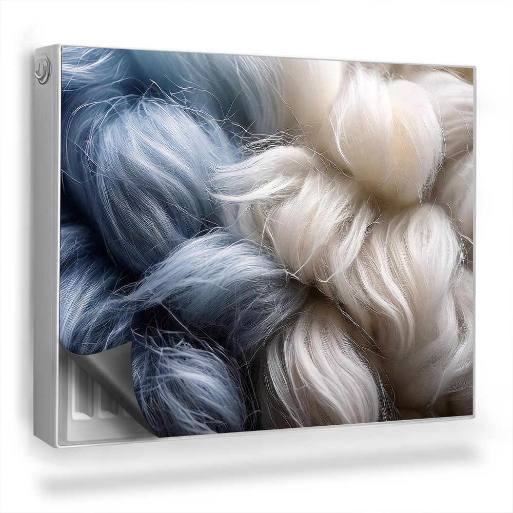 Magnet na radiátor Jemná vlněná textura materiálových vláken