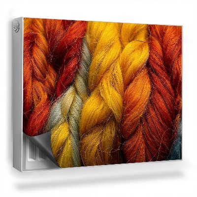 Magnet na radiátor Vlněné vazby textury materiálu