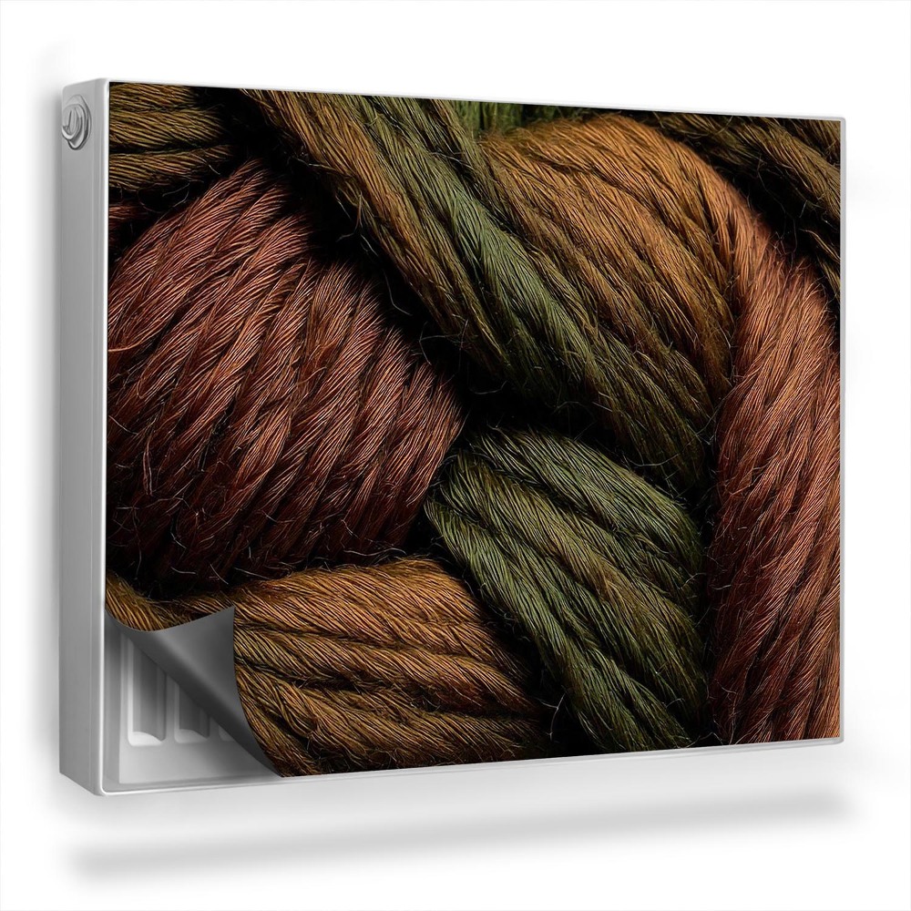 Magnet na radiátor Proutěná vazba tlustých strun textura