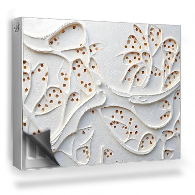 Magnetický kryt na radiátor Prolamovaná abstraktní struktura, prostor