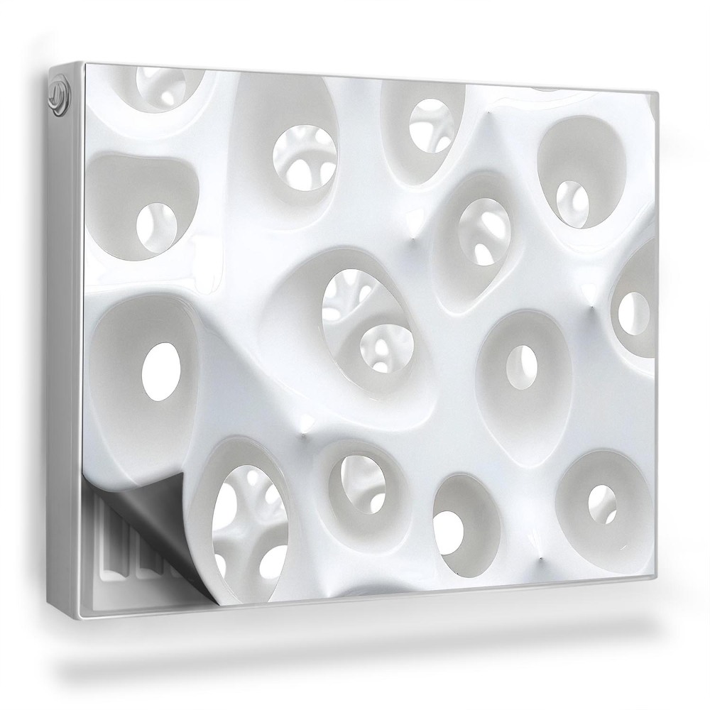 Magnet na radiátor Detail prolamované abstraktní struktury